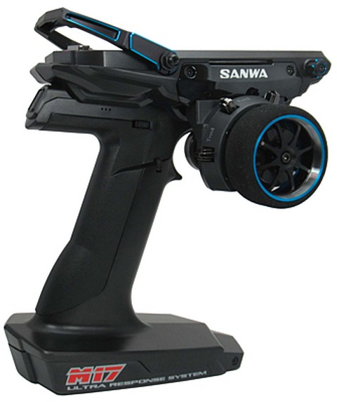 Sanwa 101A33071A - M17 Limited Blue Radio + RX-493i Receiver