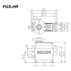 Sanwa PGS-HR Servo (for 1/12 cars)