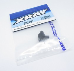 XRAY Alu Steering Block - Black - Swiss 7075 T6