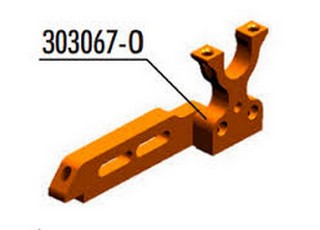 XRAY T4'17 Alu Motor Mount - Orange