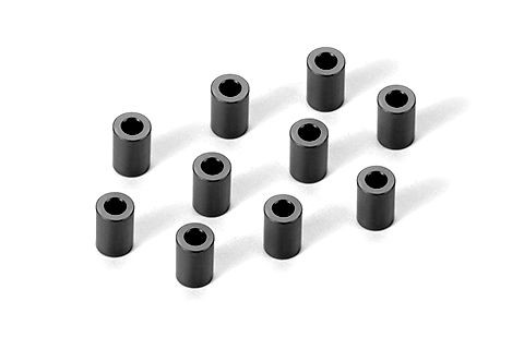 XRAY 303130-K - Alu Shim 3x6x9.0mm (10 pcs) - Black