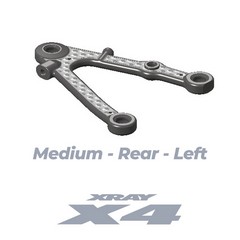 XRAY - Xray X4 CFF Carbon-Fiber Fusion Rear Lower Arm - Left