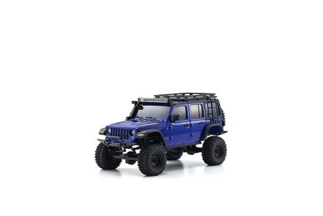 Kyosho 32528MB - Mini-Z 4x4 MX-01 Jeep Wrangler Unlimited Rubicon Blue Metali (KT531P)