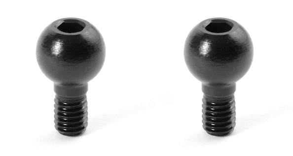 XRAY Ball End 6.0mm With Thread 4mm (2 pcs)