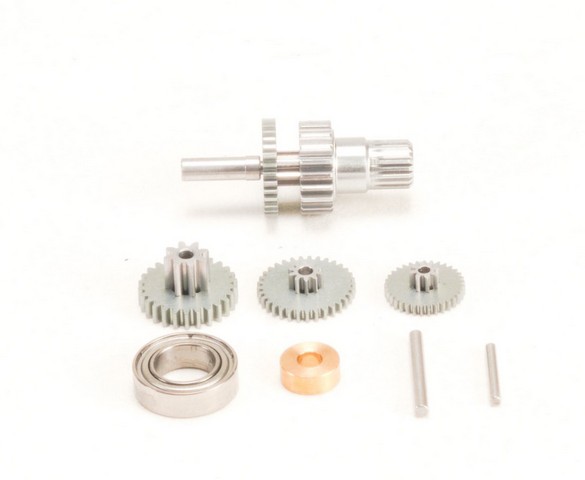 PN Racing 500833G - Replacement Titanium Gear Set (Pins & Bearings Included) for V3 Anima Micro Servo