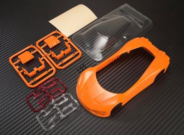 PN Racing 600500O - Mini-Z Concept C9 ABS Car Body Kit Orange