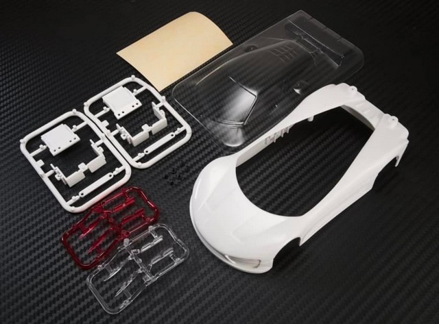 PN Racing 600500W - Mini-Z Concept C9 ABS Car Body Kit White