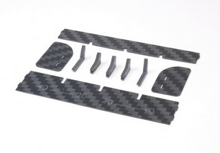 PN Racing Mini-Z Carbon Fiber Rear Wing Kit