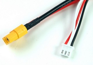 PN Racing XT60 Plug 3xJST-PH Parallel Charging Cable