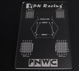 PN Racing Mini-Z MR02/MR03 PNR2.5 V4 Setup Board 1/28