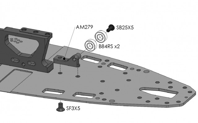 Awesomatix AM279 - Rear Belt Tensioner