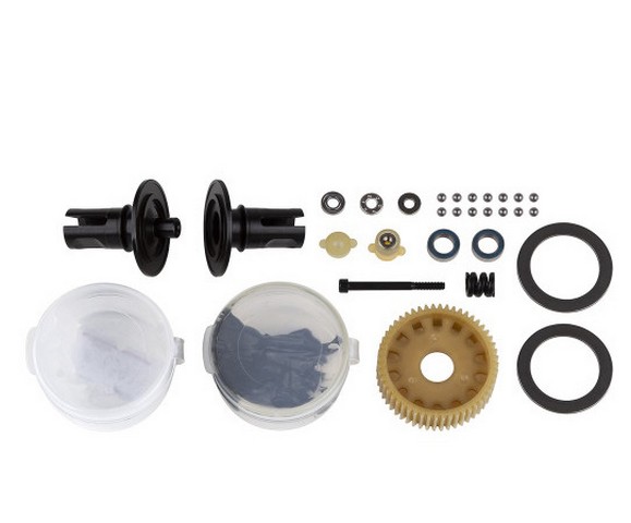 Team Associated AE92498 - RC10B7 Ball Differential Set with Caged Thrust Bearing