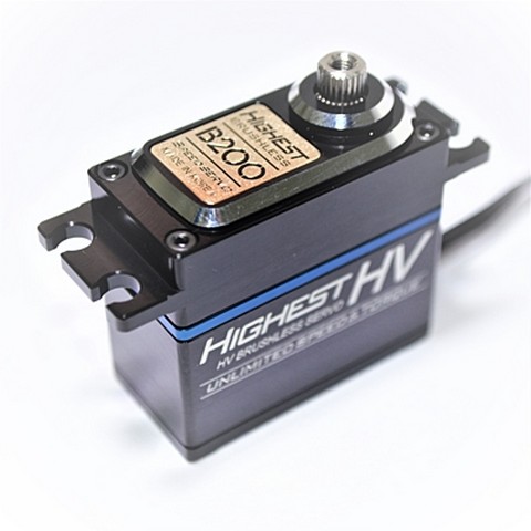 Highest B200 - B200 Speed (0.08s/26.1kg/7.4V) Brushless Servo