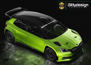 BittyDesign BDRX-190FRS2 - Carrozzeria KODA Fabia RS Rally2 1/10 190mm - 0.8mm