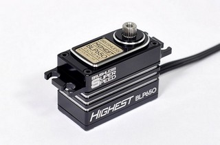 Highest BLP650 Low Profile Brushless Servo (Aluminum with Black wire)