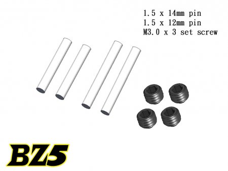 Atomic BZ5-07 - BZ5 Arm pins and set screw