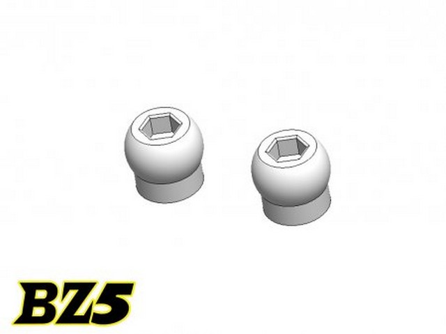 Atomic BZ5-10 - Steel 3.5 Ball head M2.0 thread (2 pcs)