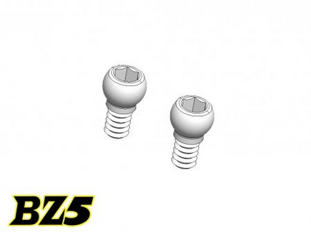 Atomic BZ5-29C - 2.5mm Ball Stud (M1.4) 2 pcs