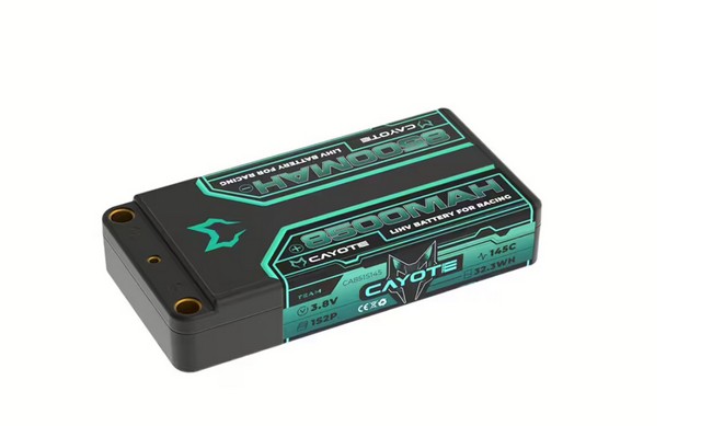 CAYOTE CA-851S145 - Racing 8500mAh 1S LiPo Battery 3,8V 145C 155g