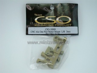 Team CSO CNC Alu One Pice Motor Mount L/R (2pcs)