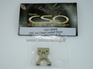 Team CSO CNC Alu Center Layshaft Bulkhead (Gold) For CSO-1