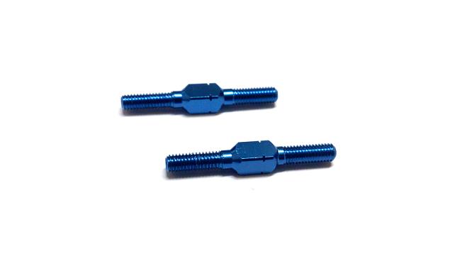 Team CSO Alu 3x26mm Adj Turnbuckle (Blu) 2pcs