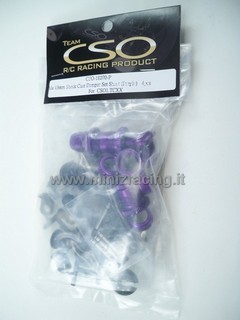 Team CSO Alu 13mm Shock Case Short Demper Set (Purple) no spring (4pcs)