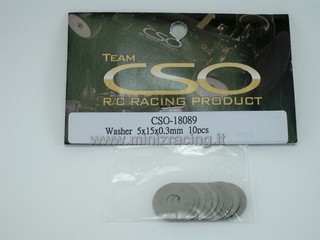 Team CSO Washer 5x15x0.3mm (10pcs)