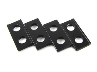 Team CSO Alu 1mm Upper Deck Spacer for CSO1 T4 (4pcs)