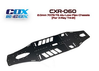 PPM-RC Racing 2.0mm 7075-T6 Alu Low Flex Chassis (For X-Ray T4-21)