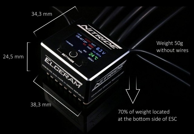 Elceram ELC001 - Electronic Speed Controller NITRIDE 1/10 G1