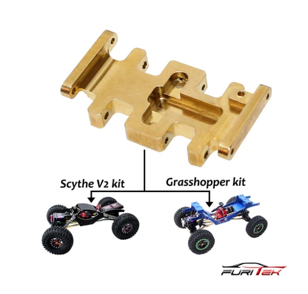 Furitek FUR-2166 - LCG Brass Skid Plate