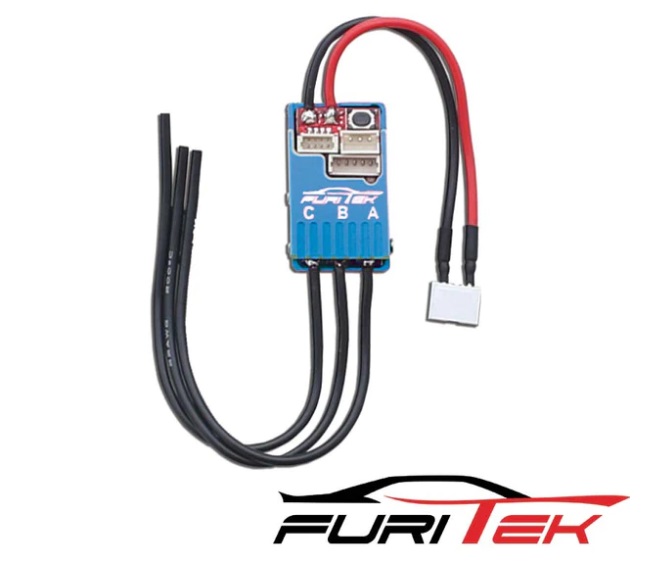 Furitek FUR-2209 - Cyclos 2S Lipo 20A/40A Brushless Sensored ESC for Drift/Race (With Aluminum Blue Case)