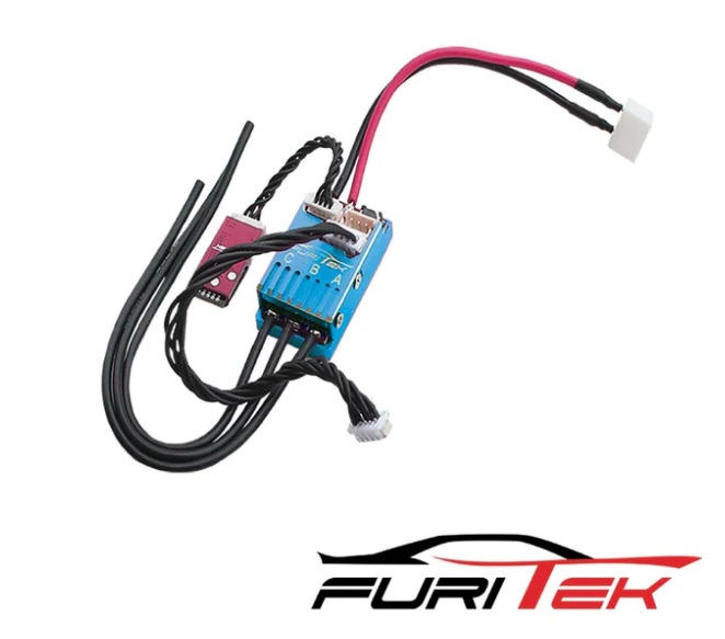 Furitek FUR-2210 - Cyclos 2S Lipo 20A/40A Brushless Sensored ESC for Drift/Race and Bluetooth (With Aluminum Blue Case) - Clicca l'immagine per chiudere