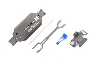 GL Racing GG-OP-043 - 102 to 98mm conversion kit set with brass chassis