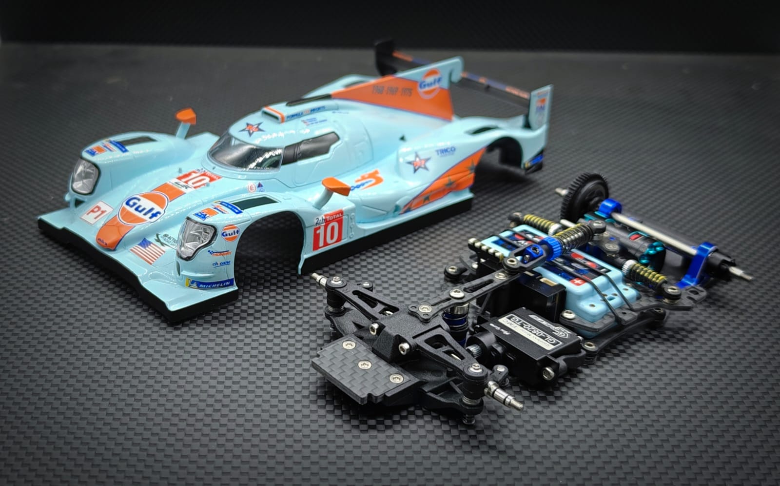 GL Racing GL-LMP2-001-CBSET - GL 1/28 LMP2 Chassis