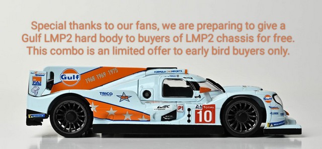 GL Racing GL 1/28 LMP2 Chassis - with GL-LMP2 body-001 GULF - Pre-Order