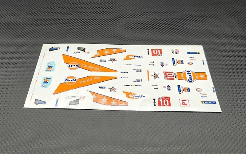 GL Racing GL-LMP2-Decal-001 - GL Decal For GL-LMP2 White Kit Set