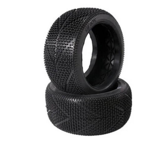 Hot Race 001-0611 - PAIR OF BUGGY TYRES VESUVIO SUPERSOFT