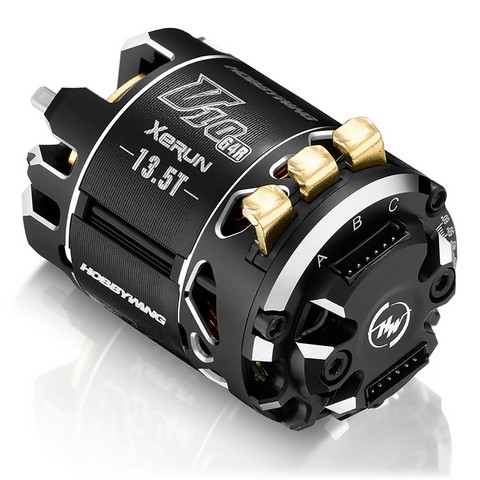 Hobbywing 30401749 - Xerun V10 Brushless Motor G4R (2-3s) 13.5T Sensored for 1:10