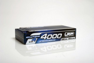 LRP 431273 - HV Ultra LCG Modified Shorty Graphene - 4 4000Mah Hardcase Battery - 7.6V LIPO - 120C/60C - 158G