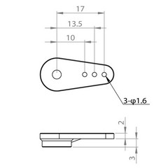 MKS O0002024-3 - Plastic Single horn package for HBL575SL/599SL/550L/550LX (5pcs)