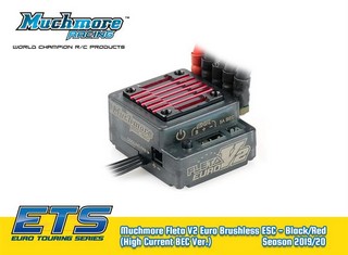 Muchmore Fleta V2 Euro Brushless ESC - Black/Red (High Current BEC Ver.)