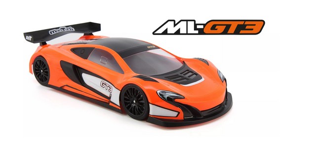 Montech 024-004 - MLGT3 1:10 GT Body Shell 190mm (clear)