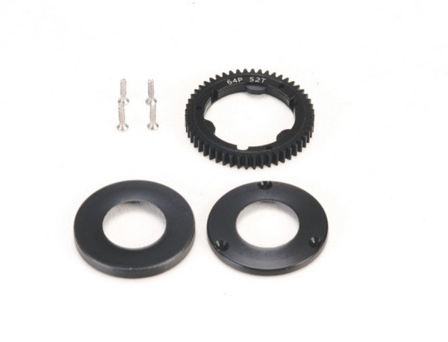 PN Racing Mini-Z Enclosed Cover Kit Spur Gear 64P 52T for Gear Differential