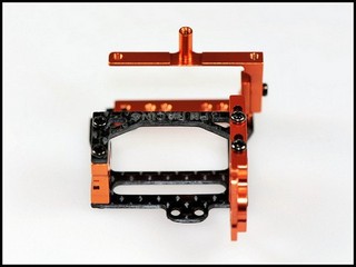 PN Racing Mini-Z RM Motor Plate for MR2996 & MR2999 (Orange)