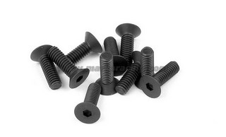 Marka Racing Viti in Acciaio SFH Svasate M2x8mm - Nero (10Pz)