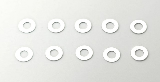 Marka MRK-2492 - Rasamento Alluminio 3x6x0.25mm - Argento (10Pcs)