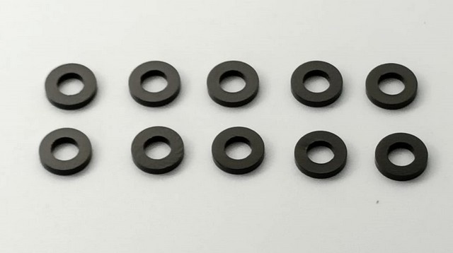 Marka MRK-2494 - Rasamento Alluminio 3x6x1.0mm - Nero (10Pcs)