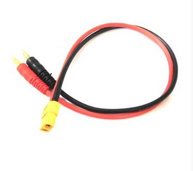 Marka Racing Marka Racing Cavo Adattatore F-XT60 a M-Banana 4mm 14AWG/2mm-20cm (1Pz)